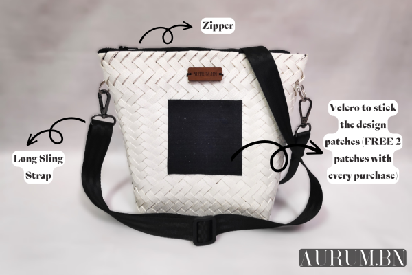 AURUM.BN Premium Woven Sling Bag