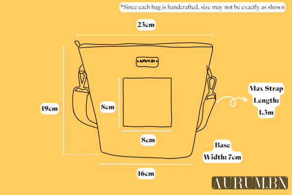 AURUM.BN Premium Woven Sling Bag