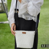 AURUM.BN Classic Woven Sling Bag