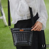 AURUM.BN Classic Woven Sling Bag