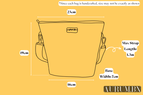 AURUM.BN Classic Woven Sling Bag
