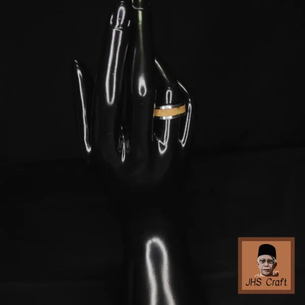 Cincin Besi Salut Kayu Bidara - JHS Craft