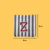 Red Letter 'Z' Iron-on Embroidery