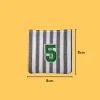 Green number '5' Iron-on Embroidery