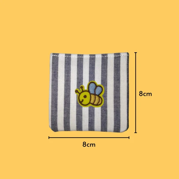 Cute cartoony small bee Iron-on Embroidery