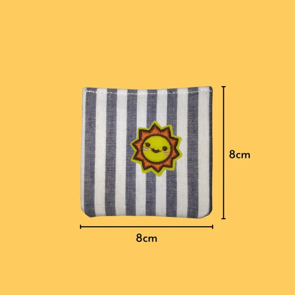 Small cute smiling sun Iron-on Embroidery