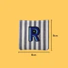 Iron-On-Patch-176 Blue letter 'R' Iron-on Embroidery