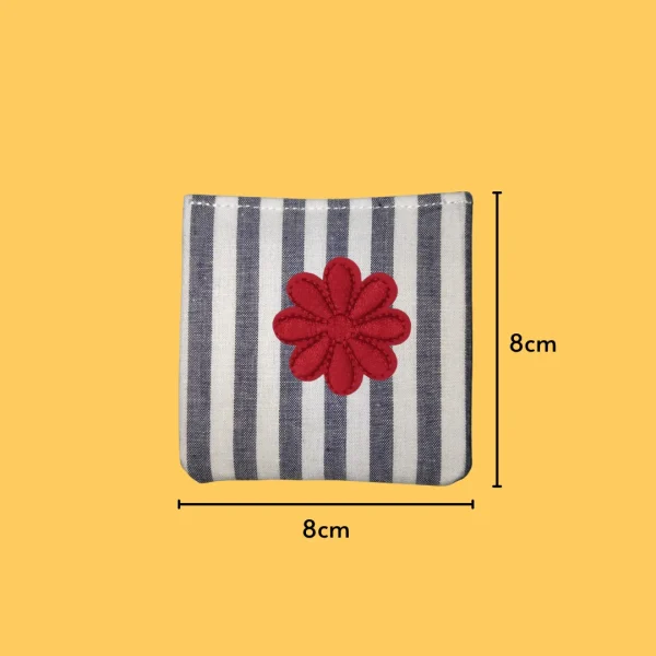 Plain red flower Iron-on Embroidery