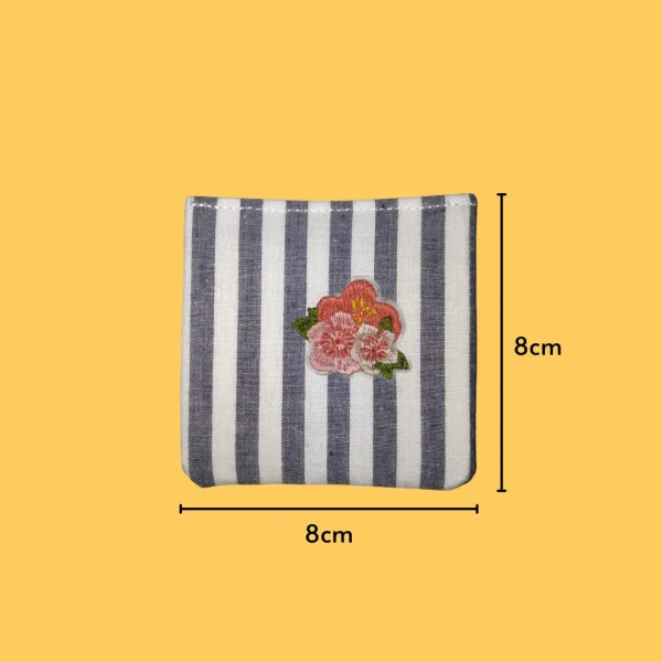 Pink hibiscus Iron-on Embroidery