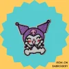 Iron-On-Patch-223 Happy Kuromi Iron-on Embroidery