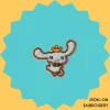Small King Cinnamoroll Iron-on Embroidery