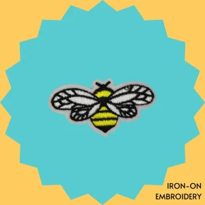 Cartoon bee Iron-on Embroidery