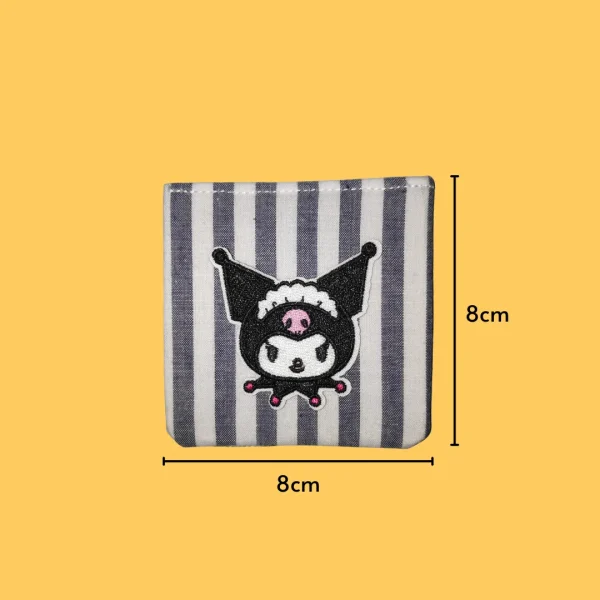 Maid Kuromi Iron-on Embroidery