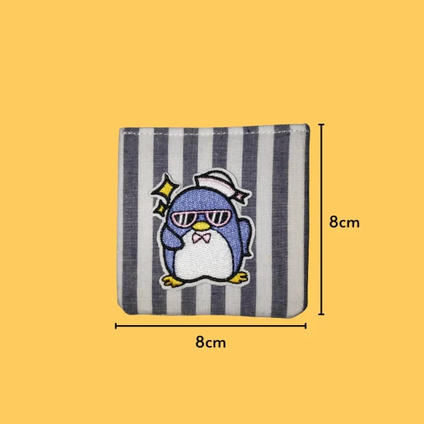 Sparkly Tuxedo Sam Iron-on Embroidery