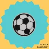 Soccer ball Iron-on Embroidery