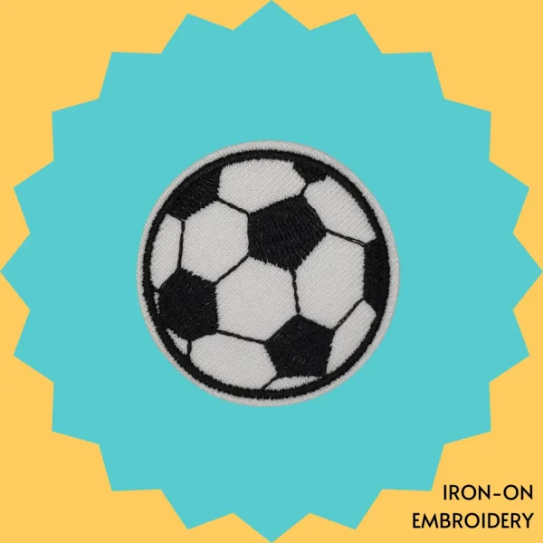 Soccer ball Iron-on Embroidery