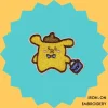 Pompompurin ready for work Iron-on Embroidery