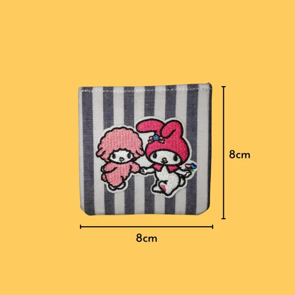 MyMelody with MySweetPiano Iron-on Embroidery