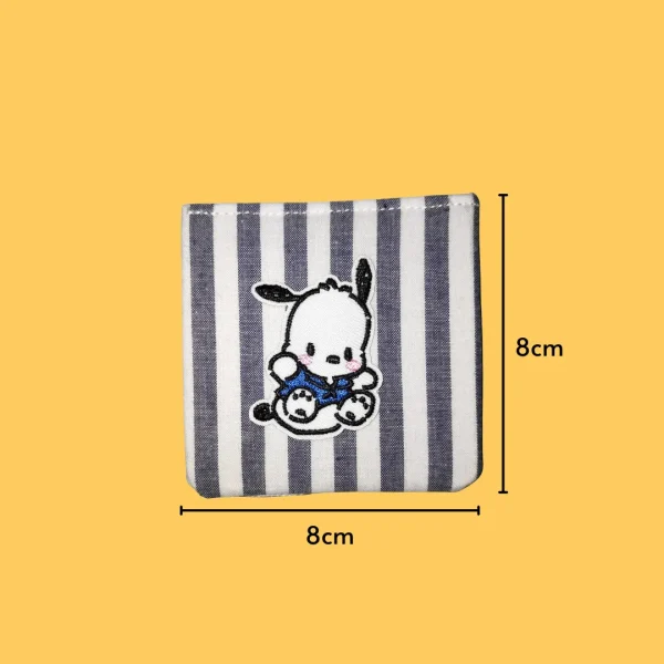 Hopping Pochacco Iron-on Embroidery