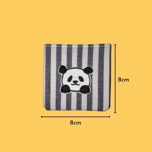Waiting panda Iron-on Embroidery