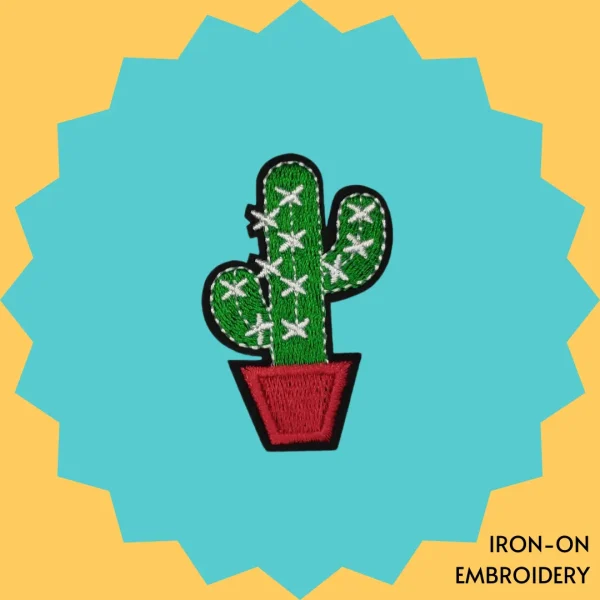 Cactus Iron-on Embroidery
