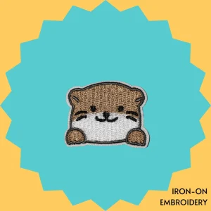 Cute otter Iron-on Embroidery
