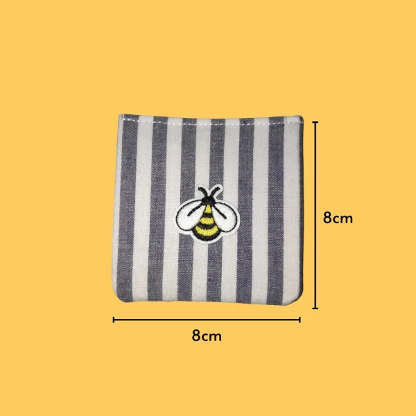 Small round bee Iron-on Embroidery