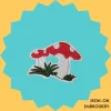 Red and white mushroom Iron-on Embroidery