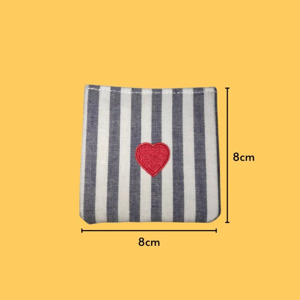 Small red heart Iron-on Embroidery