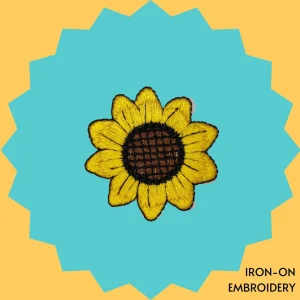 Classic sunflower Iron-on Embroidery