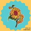 Sunflower patch Iron-on Embroidery