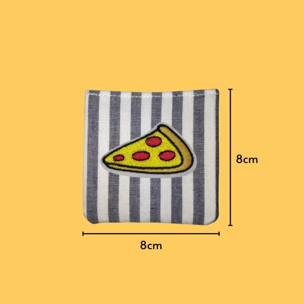 Iron-On-Patch-40 Slice of pizza Iron-on Embroidery