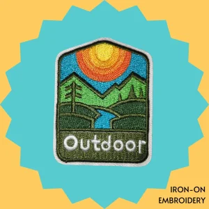 Outdoor at noon Iron-on Embroidery