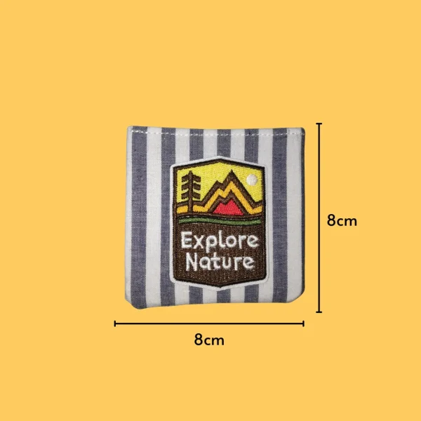 Exploor nature Iron-on Embroidery