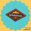 Orange wilderness Iron-on Embroidery