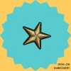 Golden star Iron-on Embroidery