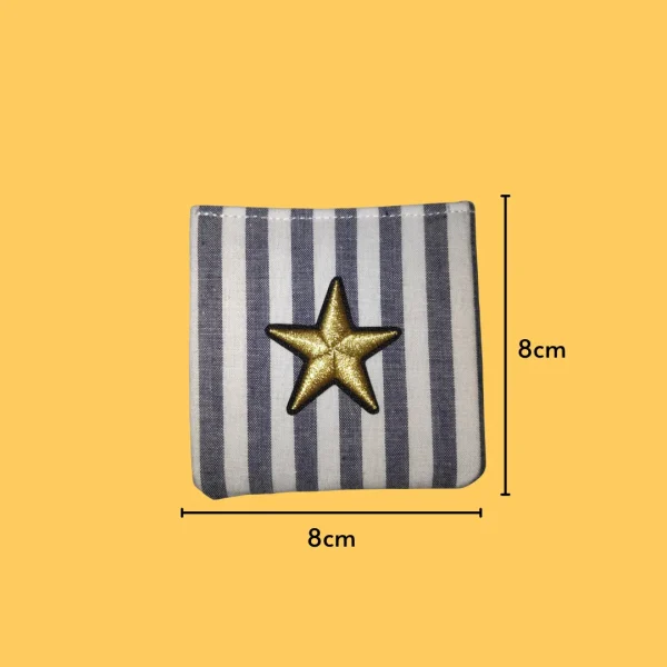 Golden star Iron-on Embroidery