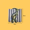 Iron-On-Patch-498 Multicolored Charonosaurus Dinosaur Iron-on Embroidery