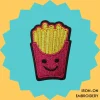 Smiling french fries Iron-on Embroidery