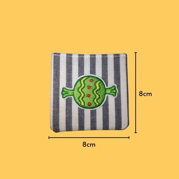 Iron-On-Patch-508 Green and yellow sweets Iron-on Embroidery