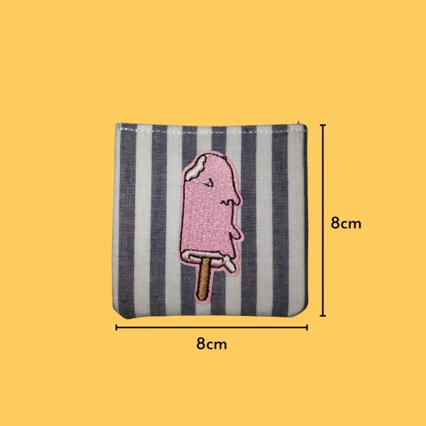 Iron-On-Patch-516 Pink bittlen popsicle Iron-on Embroidery