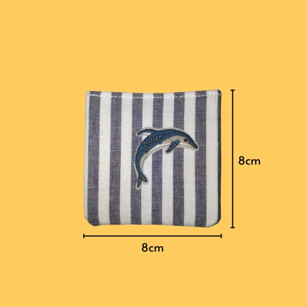 Dolphin Iron-on Embroidery