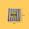 Thick cheeseburger Iron-on Embroidery
