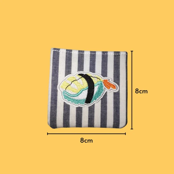Neon sashimi Iron-on Embroidery