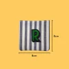 Green letter 'R' Iron-on Embroidery
