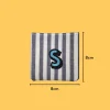 Blue letter 'S' Iron-on Embroidery