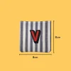Red letter 'V' Iron-on Embroidery