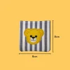 Cute yellow bear face Iron-on Embroidery
