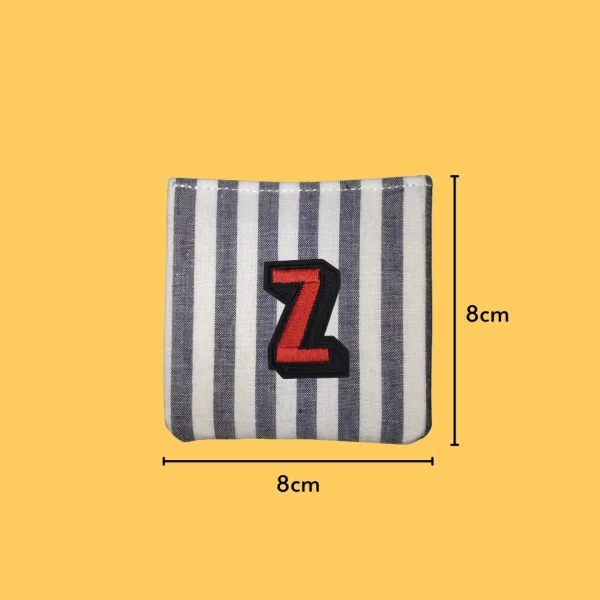 Red letter 'Z' Iron-on Embroidery