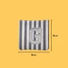 Large White letter 'G' Iron-on Embroidery